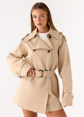 Jackie Mini Trench Coat