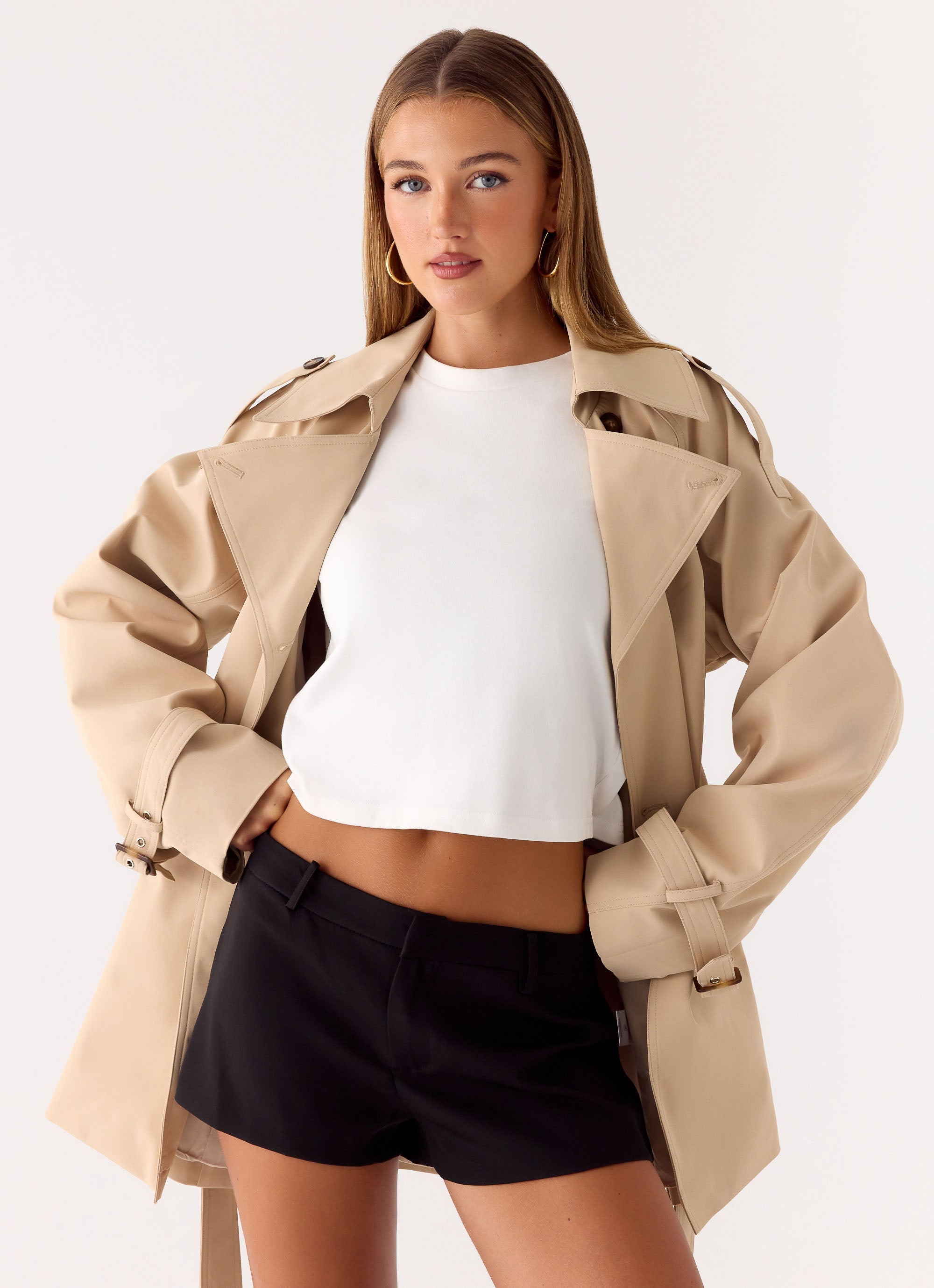 Jackie Mini Trench Coat