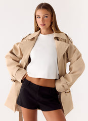 Jackie Mini Trench Coat