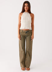 Jaiden Low Rise Denim Jeans