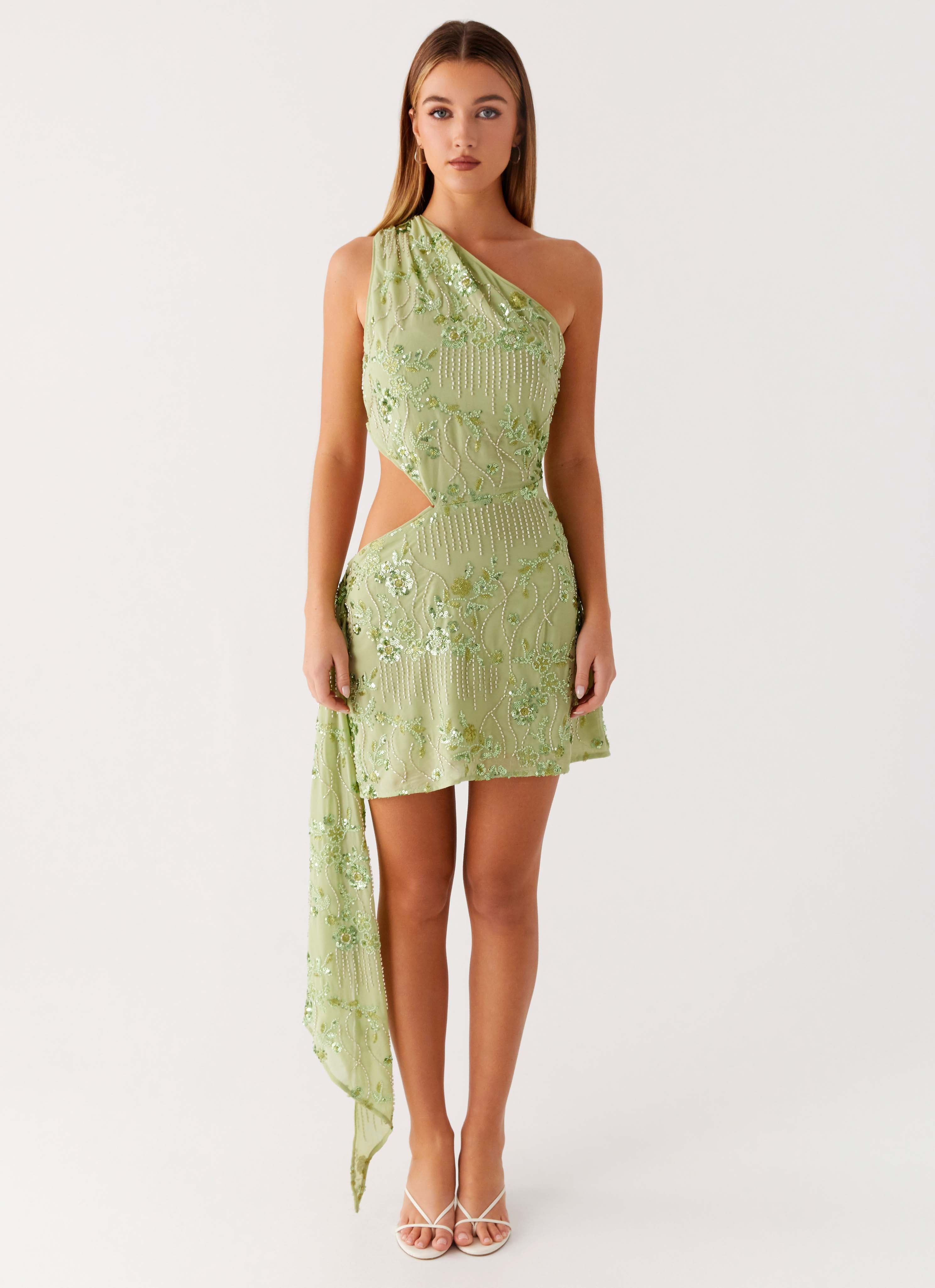 Juelz Beaded Mini Dress