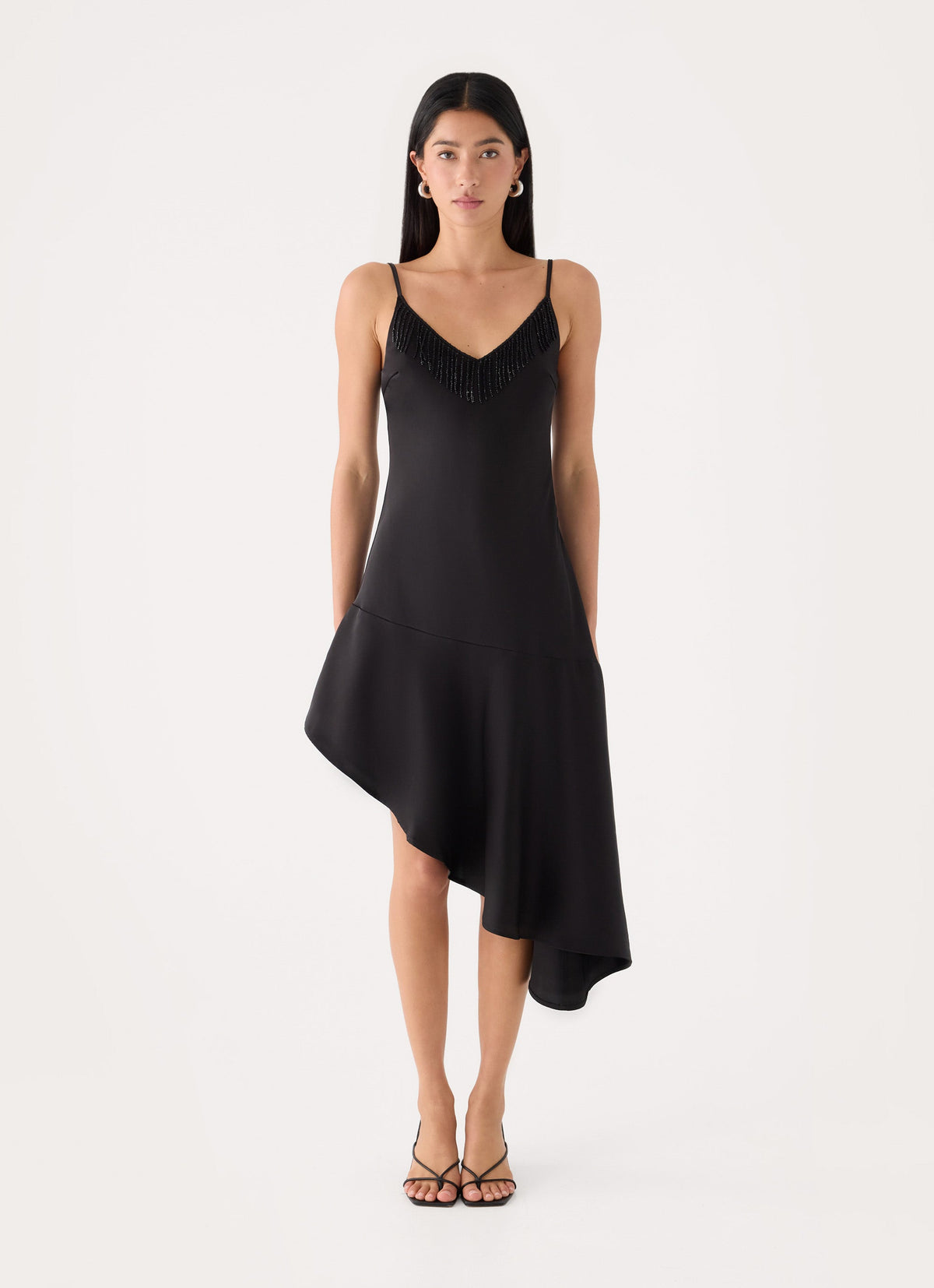 Julienna Satin Midi Dress