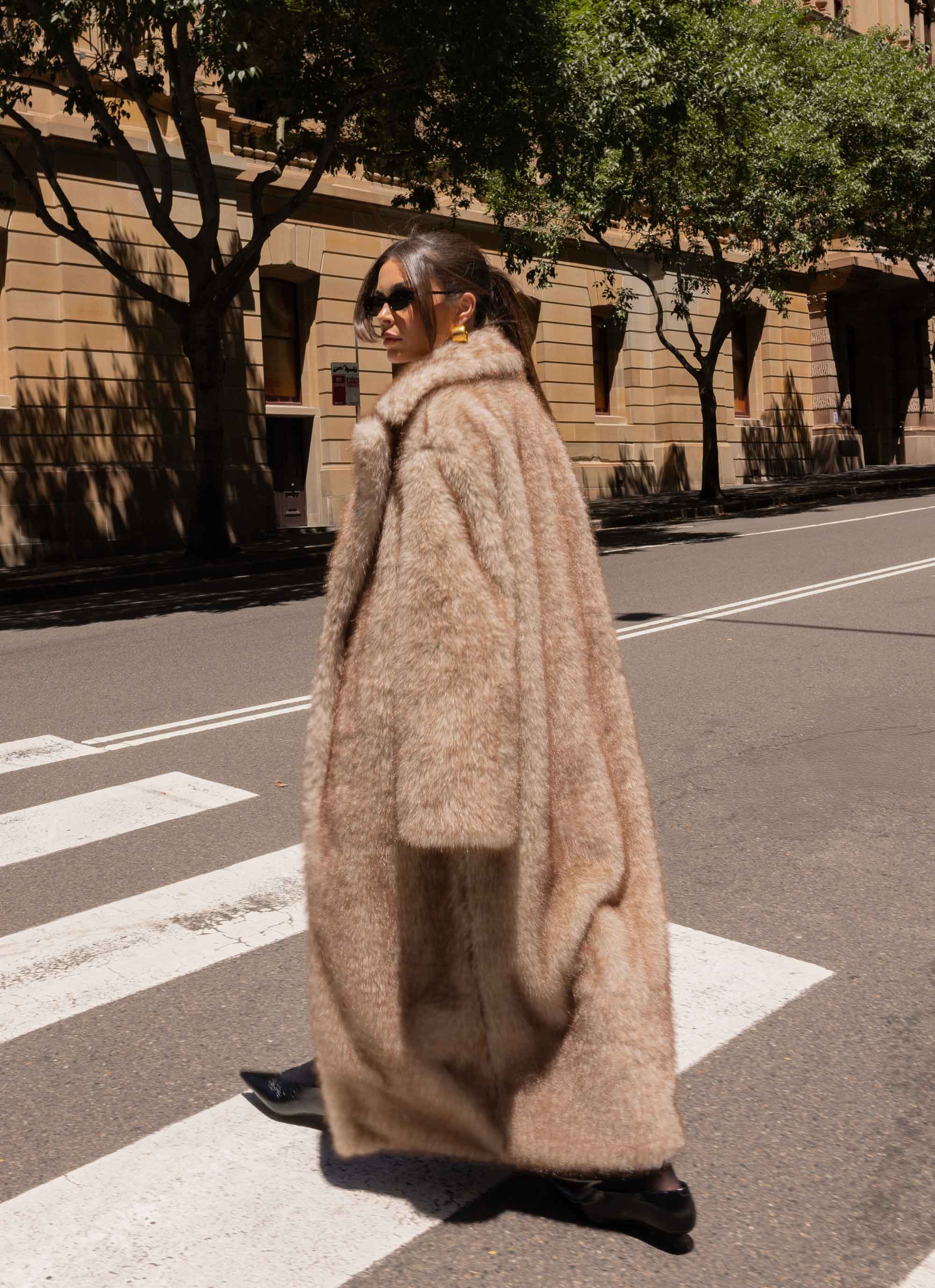Kamil Faux Fur Maxi Coat