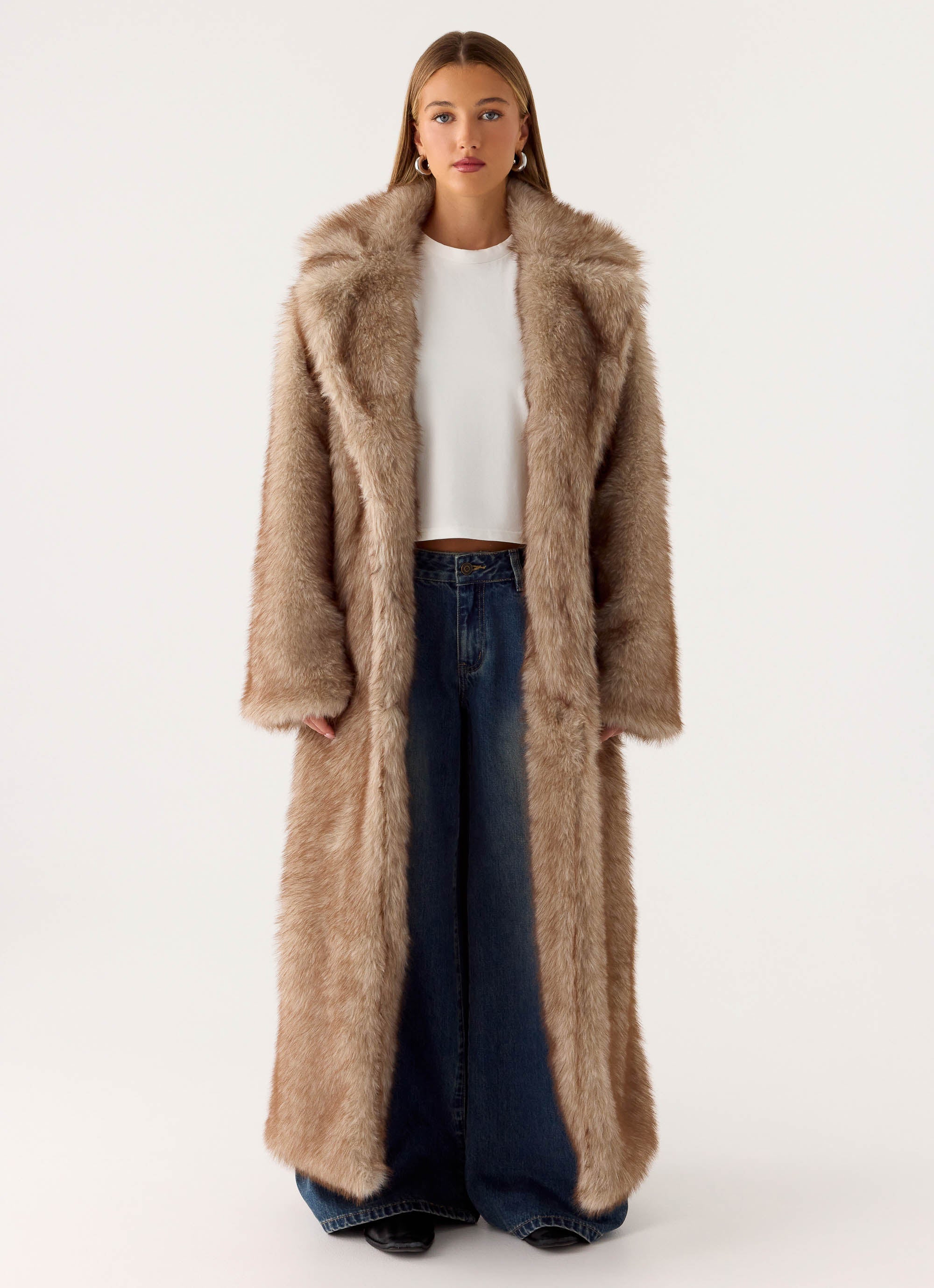 Kamil Faux Fur Maxi Coat