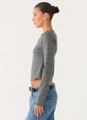 Kaytra Long Sleeve Top