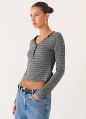 Kaytra Long Sleeve Top