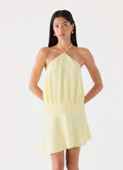 Keep It Secret Crinkle Mini Dress