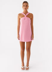 Keira Linen Micro Mini Dress