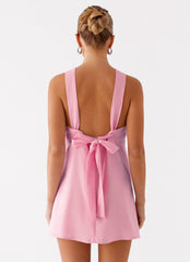 Keira Linen Micro Mini Dress