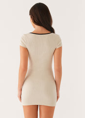 Keoni Ribbed Mini Dress