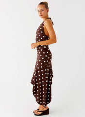 Keylani Halter Midi Dress