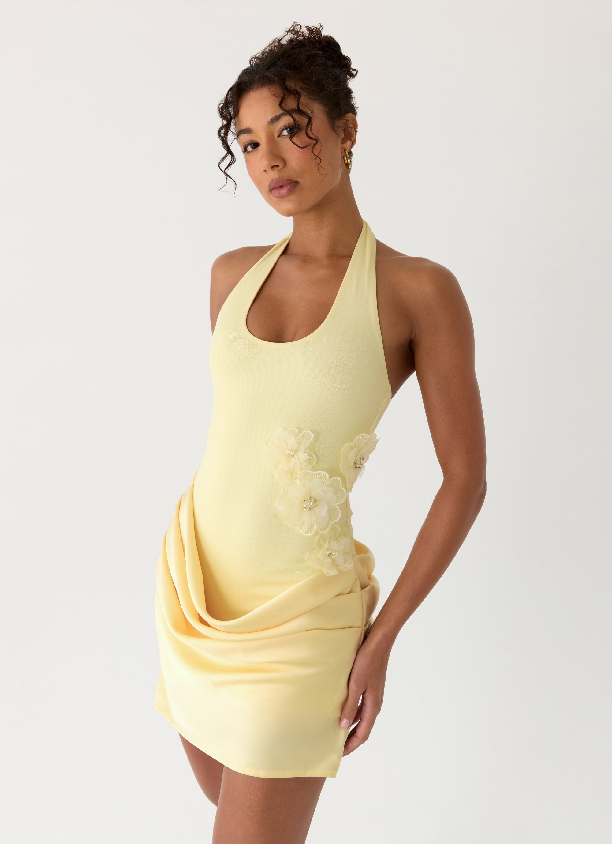 Kimana Halter Mini Dress