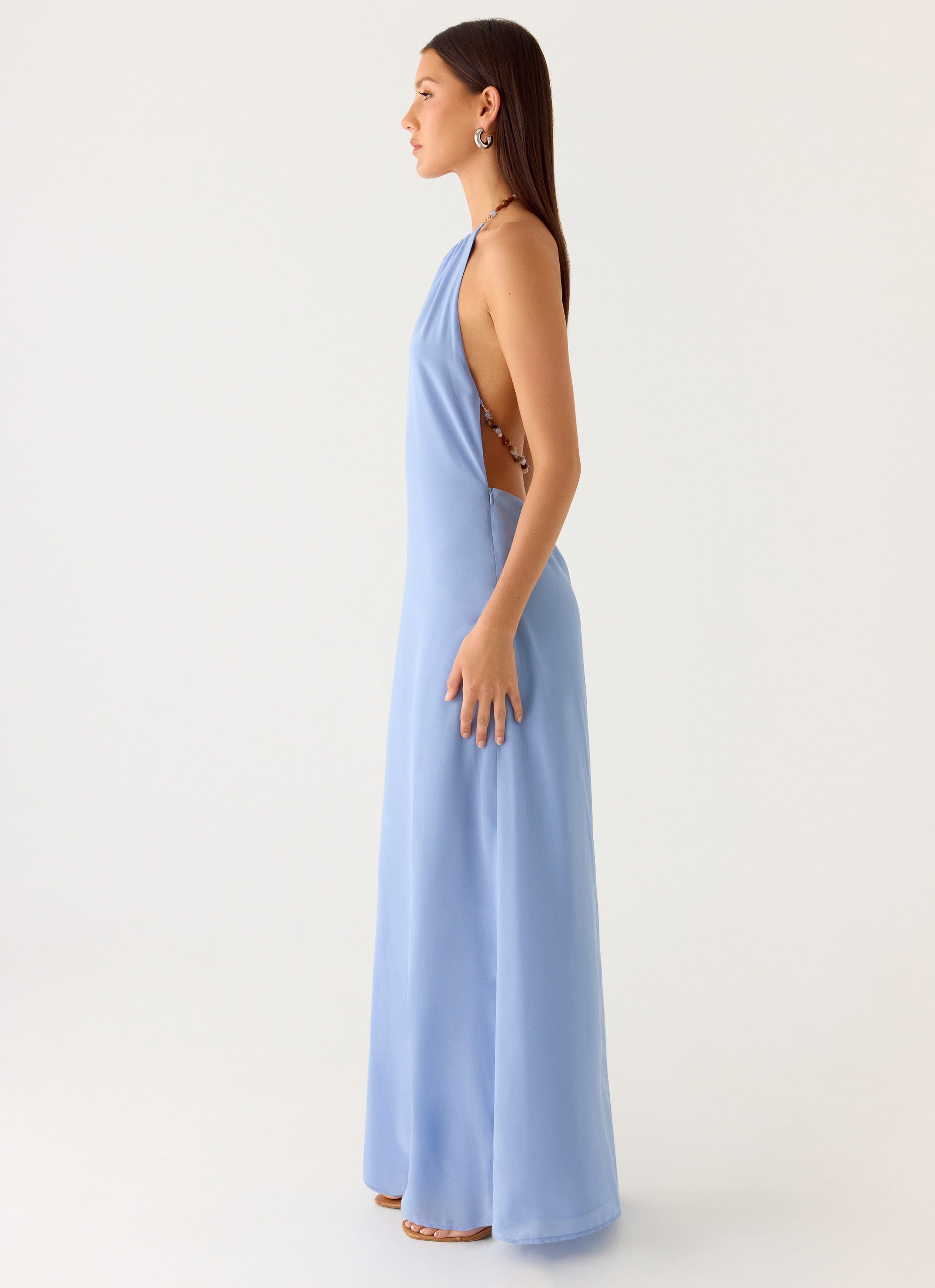Le Soleil Halter Maxi Dress