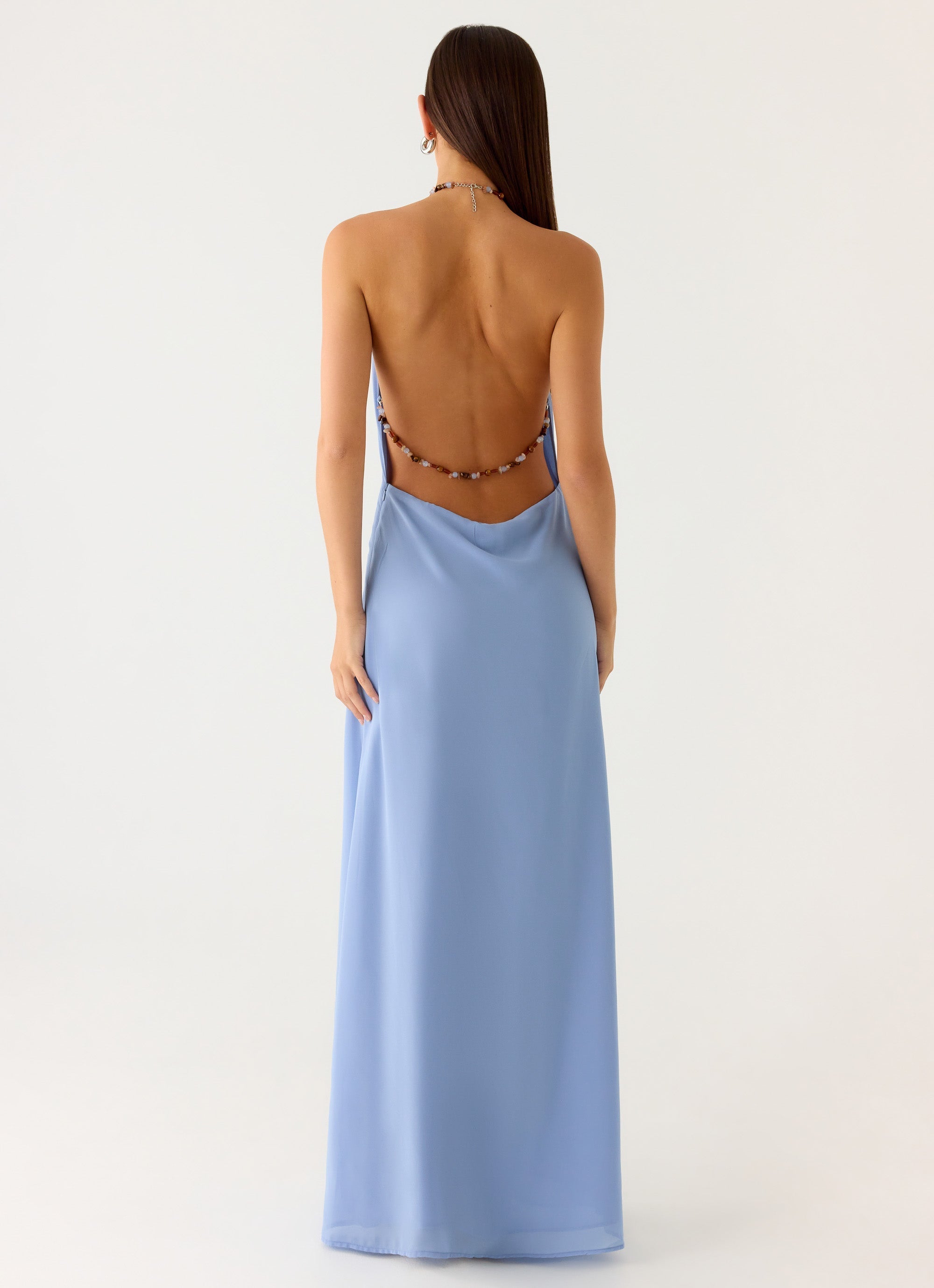 Le Soleil Halter Maxi Dress