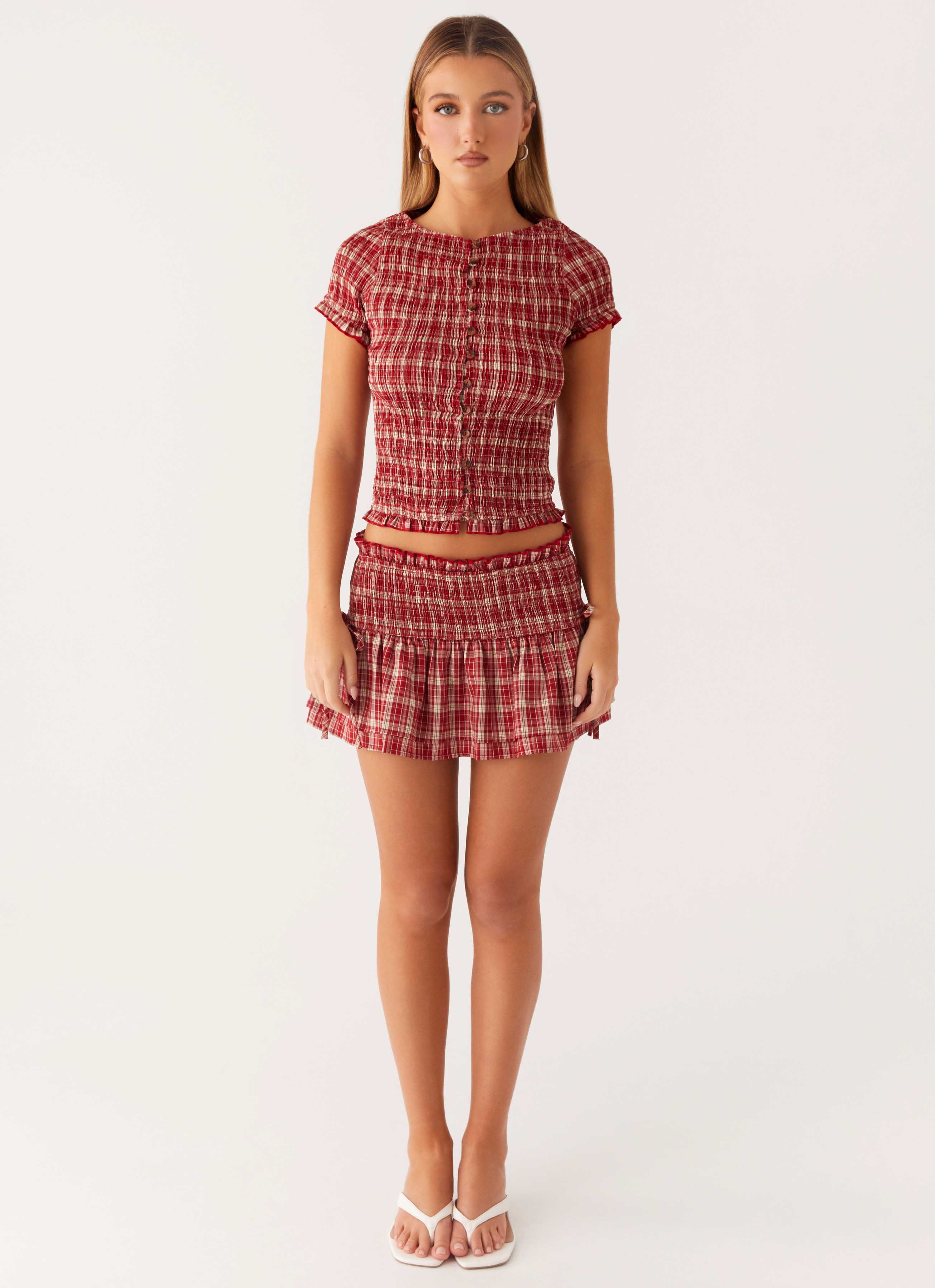Lenore Button Top