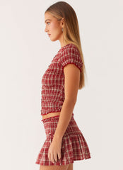 Lenore Button Top