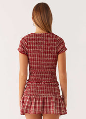 Lenore Button Top