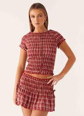 Lenore Button Top