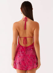 Leo Beaded Mini Dress