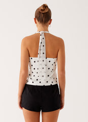 Lets Pretend Halterneck Top