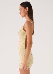 Levanna Beaded Sequin Mini Dress
