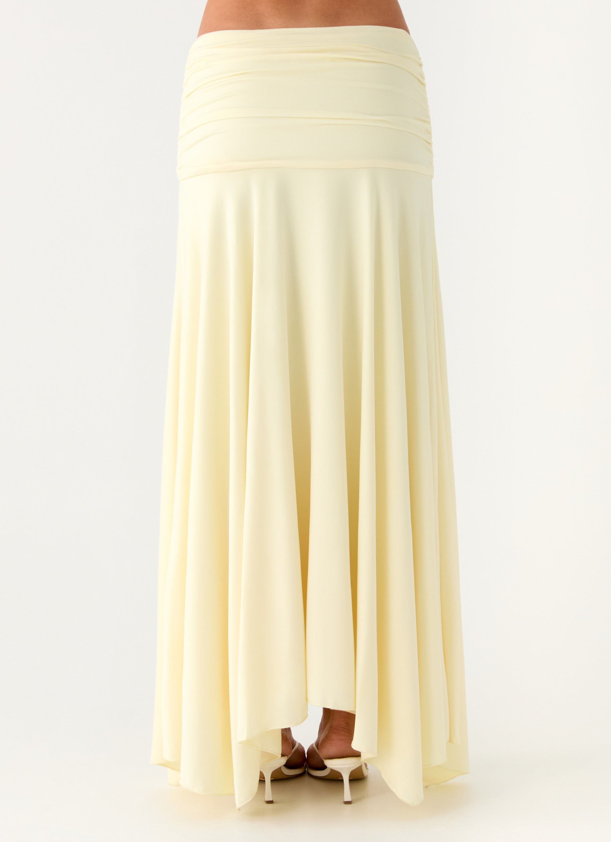 Liana Ruched Maxi Skirt
