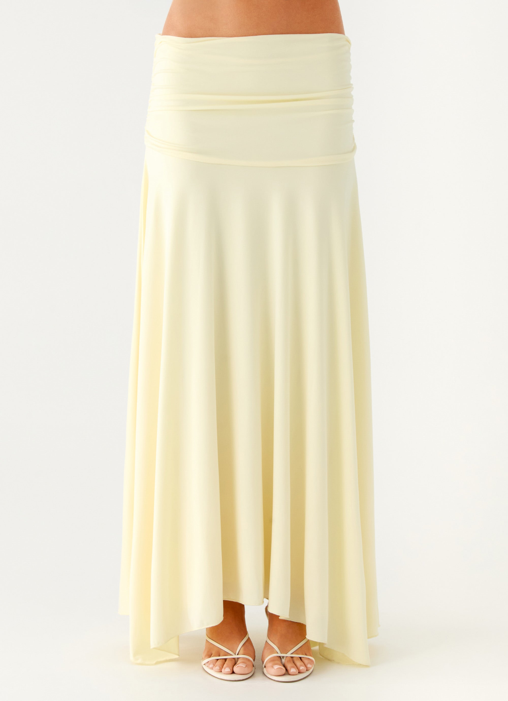 Liana Ruched Maxi Skirt
