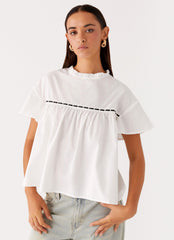 Lila Babydoll Top