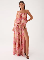 Lioras Strapless Maxi Dress