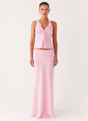 Log In Halter Top