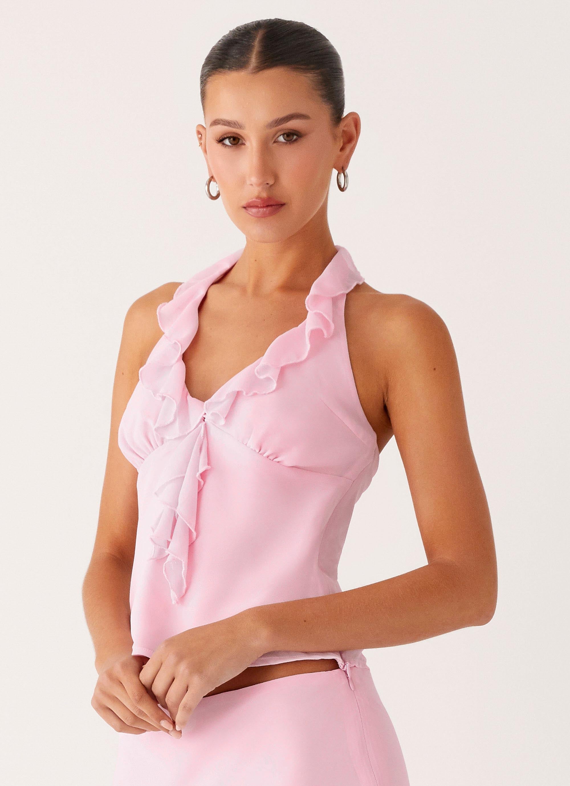 Log In Halter Top