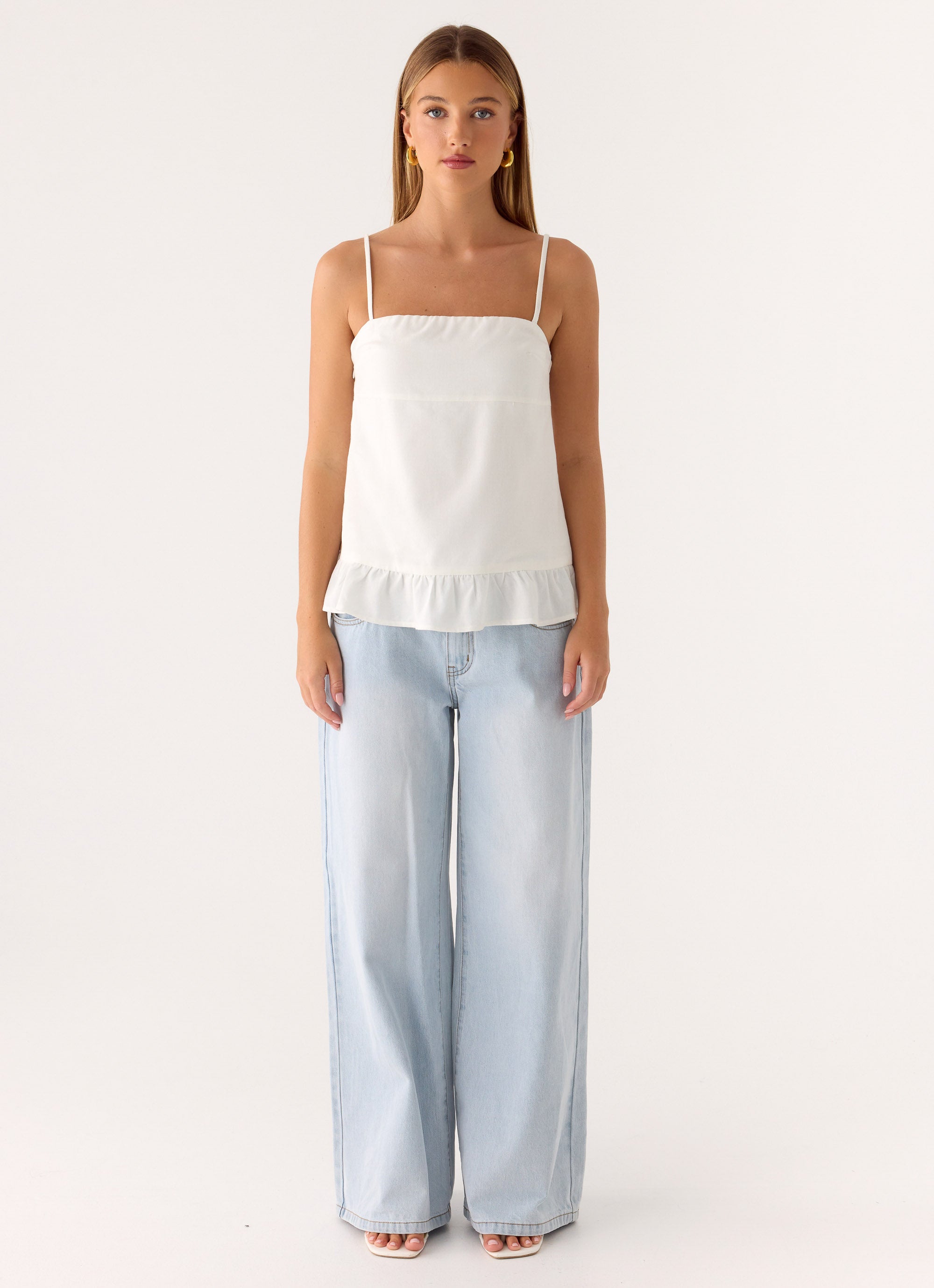 Lucie Mae Linen Top