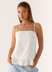 Lucie Mae Linen Top