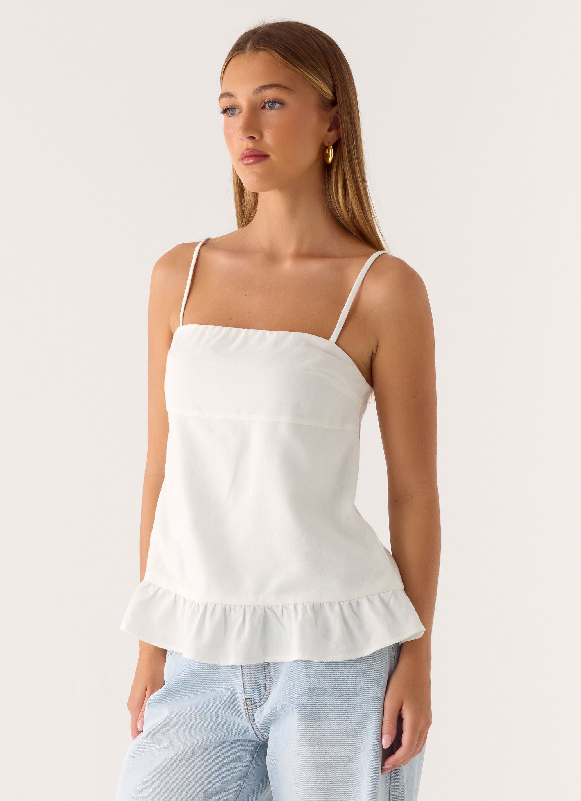 Lucie Mae Linen Top