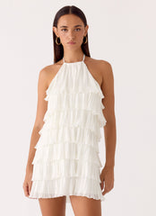 Lunar Bloom Mini Dress