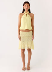 Maddox Scarf Top