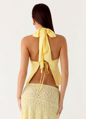Maddox Scarf Top