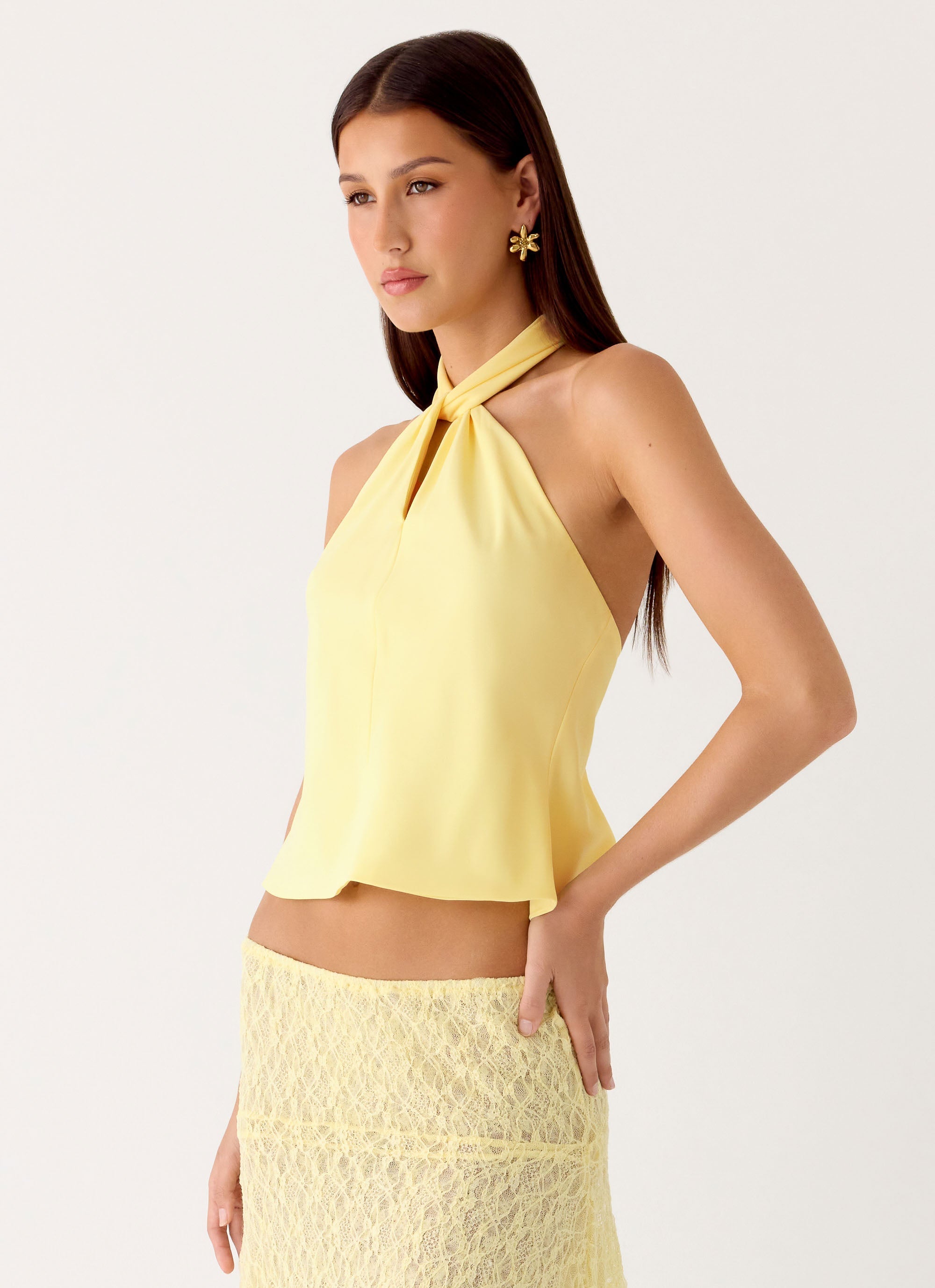 Maddox Scarf Top