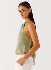 Maddox Scarf Top
