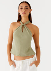 Maddox Scarf Top