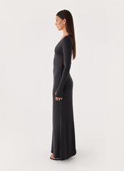 Main Event Keyhole Maxi Dress