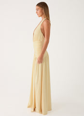 Makena Halter Maxi Dress
