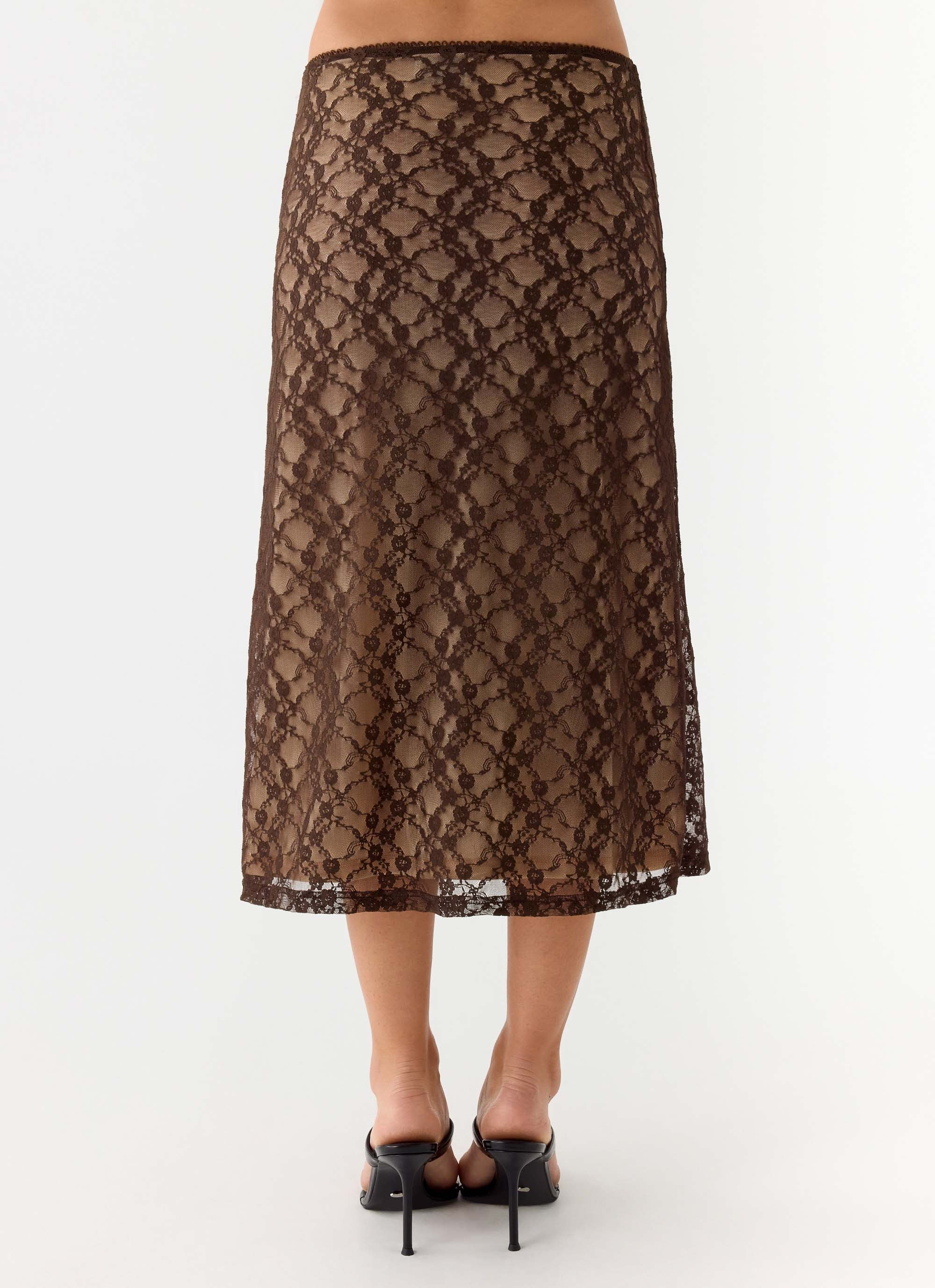 Malachie Lace Midi Skirt