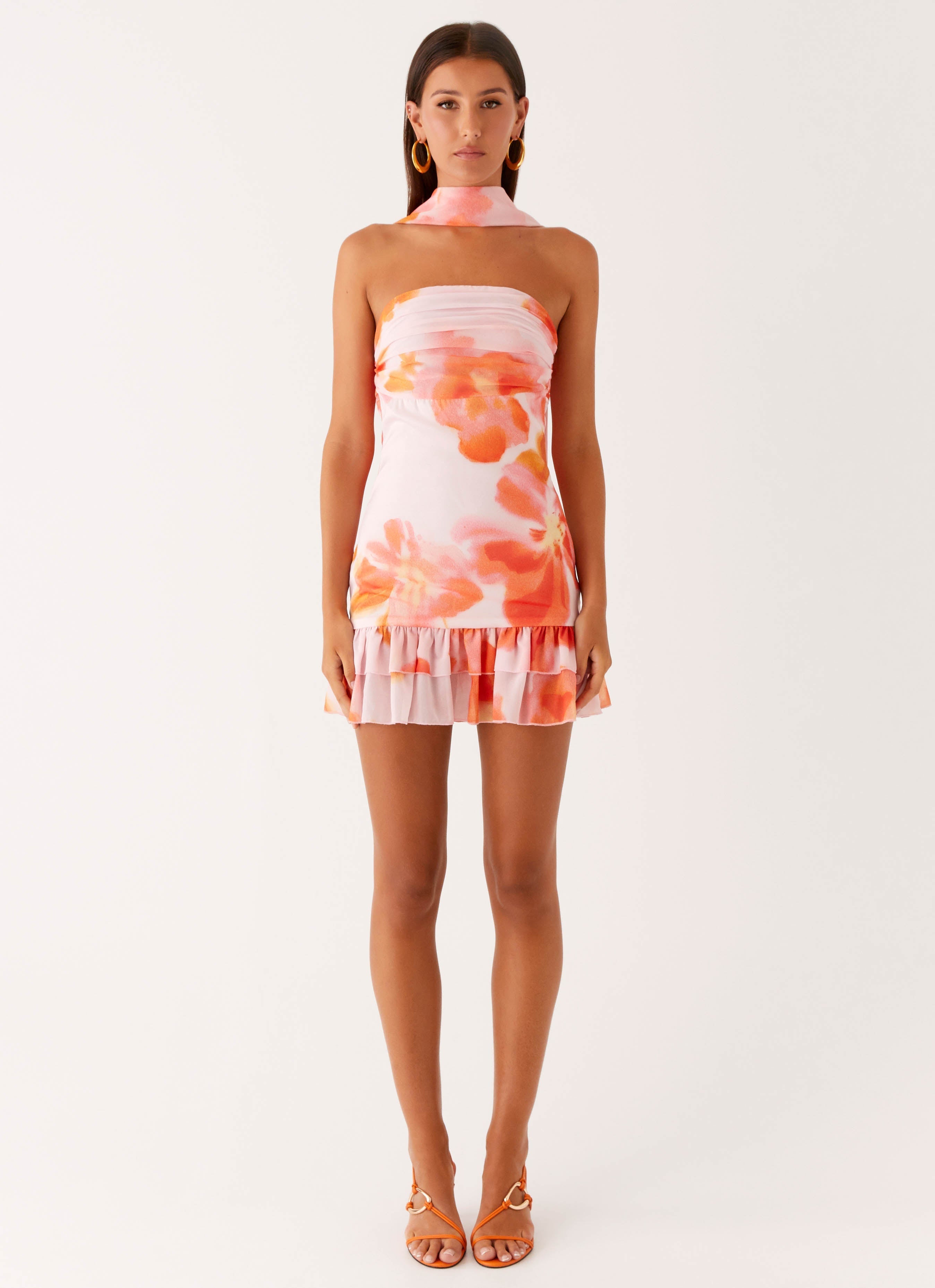 Manon Scarf Mini Dress