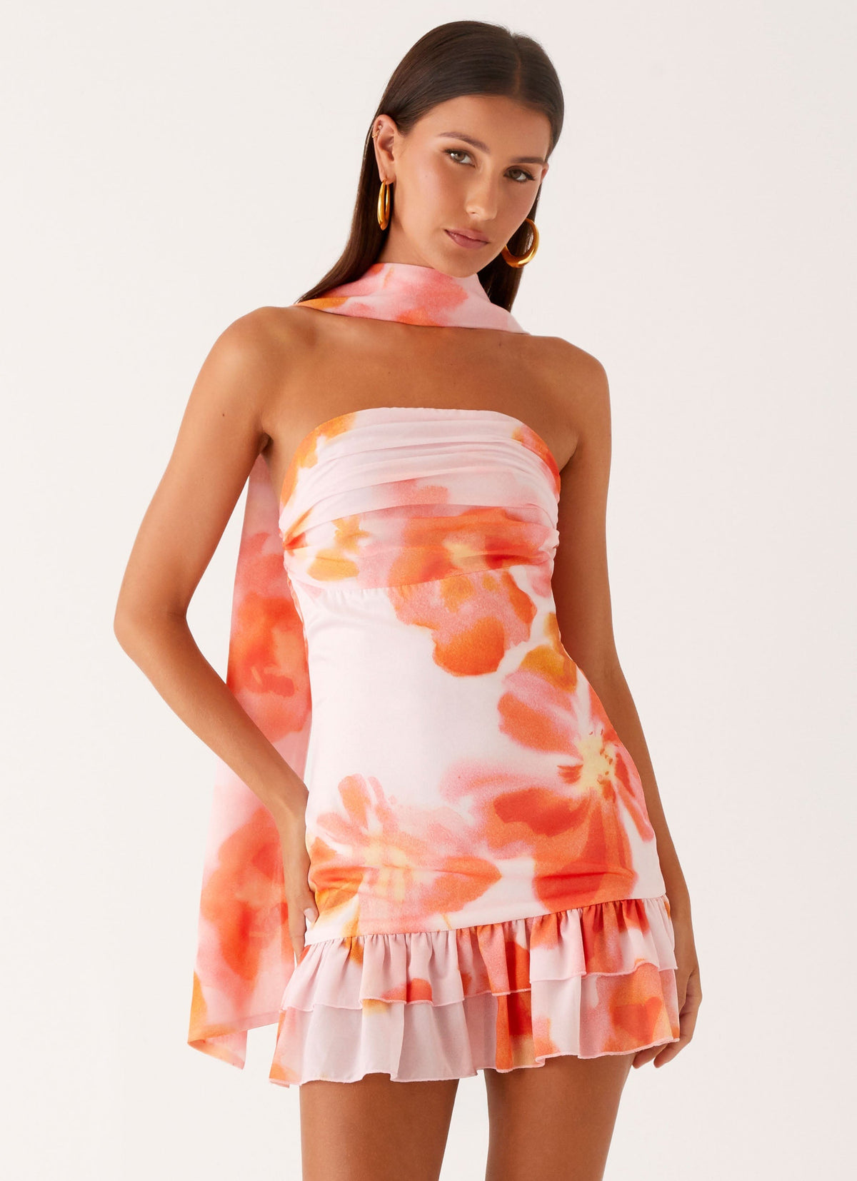 Manon Scarf Mini Dress