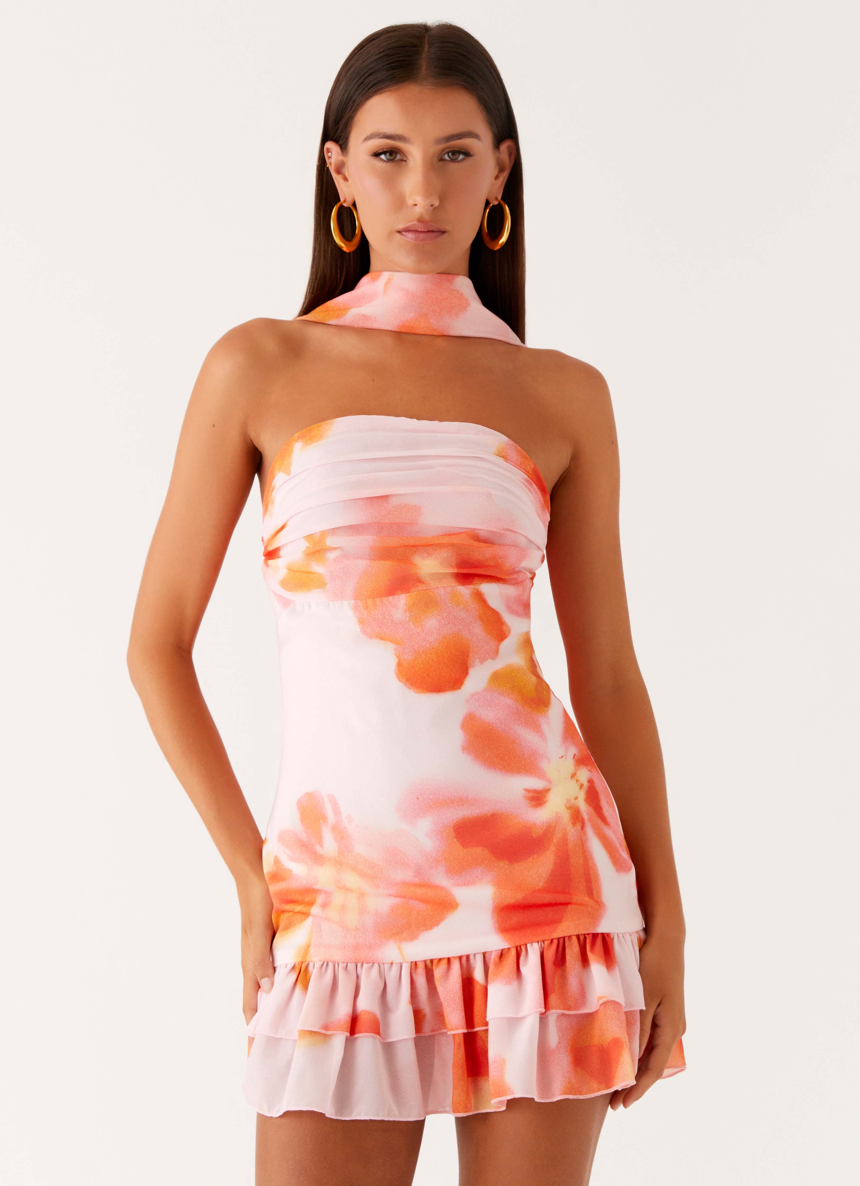 Manon Scarf Mini Dress