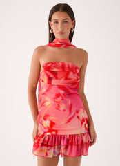 Manon Scarf Mini Dress