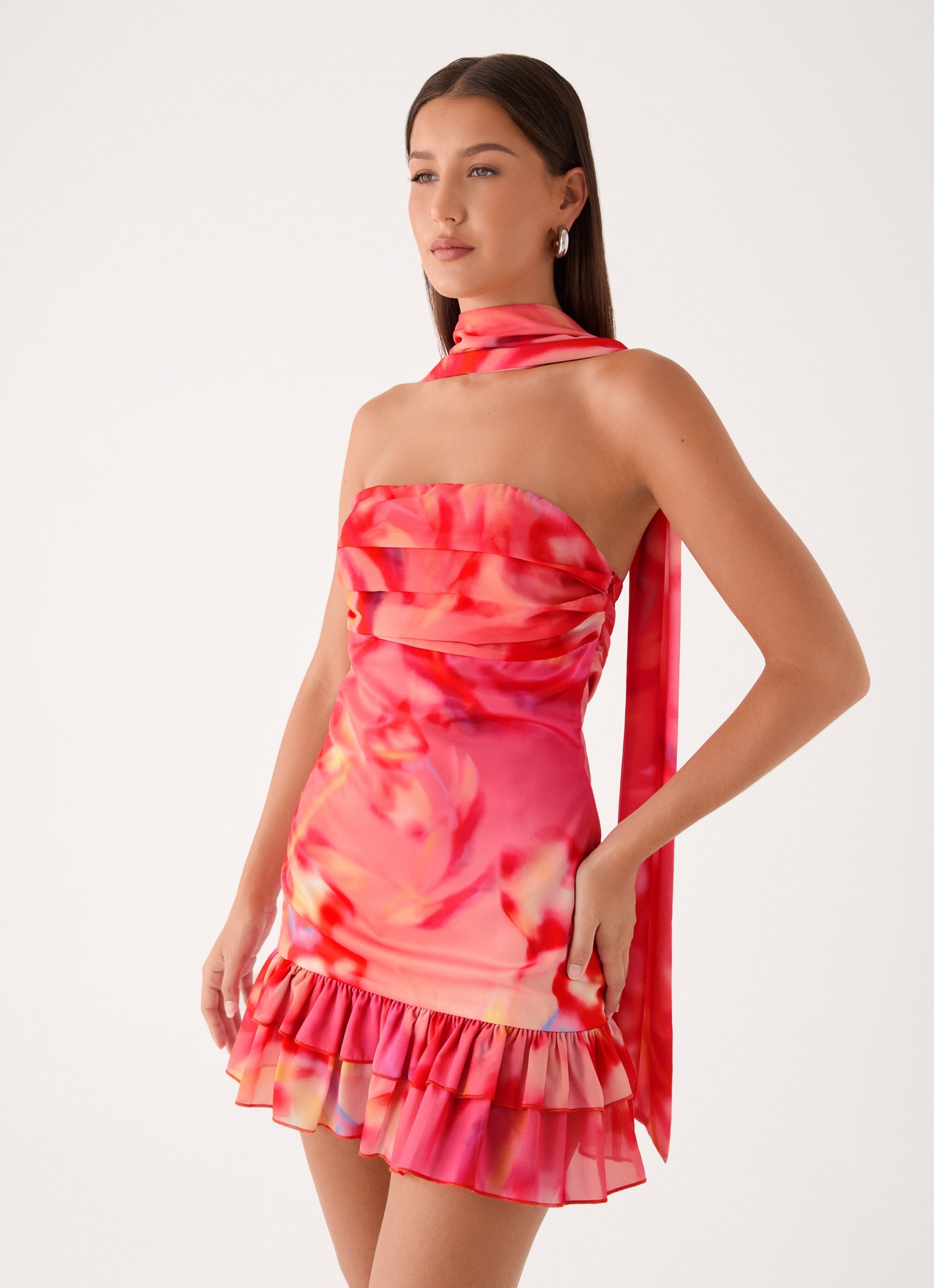 Manon Scarf Mini Dress