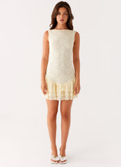 Manuka Ruffle Mini Dress
