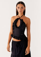 Mariella Linen Top
